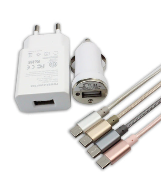 Carica Batteria Batterie 3 In 1 Casa Auto Usb Samsung Galaxy S Iii Nexus Note         