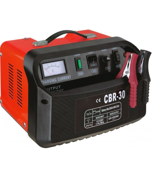 Carica Batterie Cb30s Auto Moto Camper Barca 12/24v 180w 12a 50hz Emergenza         