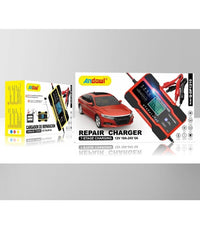 Caricabatteria Auto 12v 10a/24v 5a Ricarica Rapida 7 Stadi Display Lcd Q-dp1210         