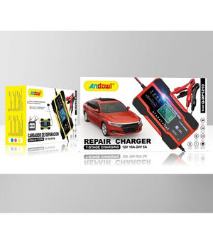 Caricabatteria Auto 12v 10a/24v 5a Ricarica Rapida 7 Stadi Display Lcd Q-dp1210         