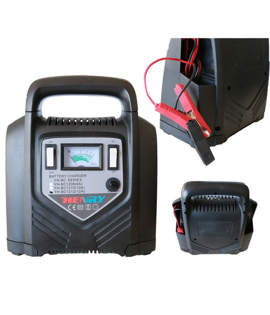 Caricabatteria Auto 12v Moto 6v Carica Batterie 12a Accesori 6v 12v Bc-1212         
