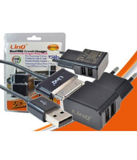 Caricabatteria Casa 2 Usb 2.1a Sm-p2000 Per Samsung Galaxy Tab P1000 P3100 P5100         