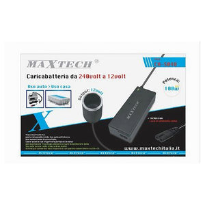 Caricabatteria Da 240v A 12v Ca-s048 Alimentatore 100w Auto Presa Pc Per Notebook         