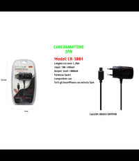 Caricabatteria Da Rete Fissa Con Attacco Micro Usb 5pin 5v-1000mah Maxtech Ca-s004         