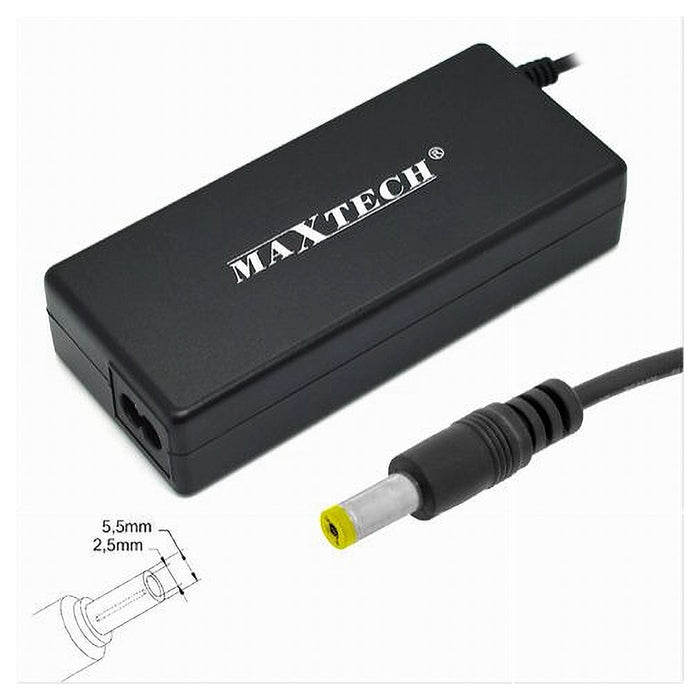 Caricabatteria Notebook Pc Alimentatore Per Asus 19v 3,16a 60w Maxtech Pc-ca004         