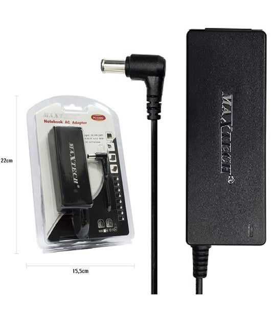 Caricabatteria Notebook Pc Sony Alimentatore Batteria Ricambio 19,5v Maxtech Pc-ca002         