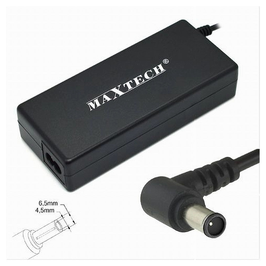 Caricabatteria Notebook Pc Sony Alimentatore Batteria Ricambio 19,5v Maxtech Pc-ca002         