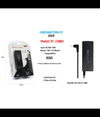 Caricabatteria Pc Asus Alimentatore Batteria Di Ricambio 19v 2,1a 40w Maxtech Pc-ca001         