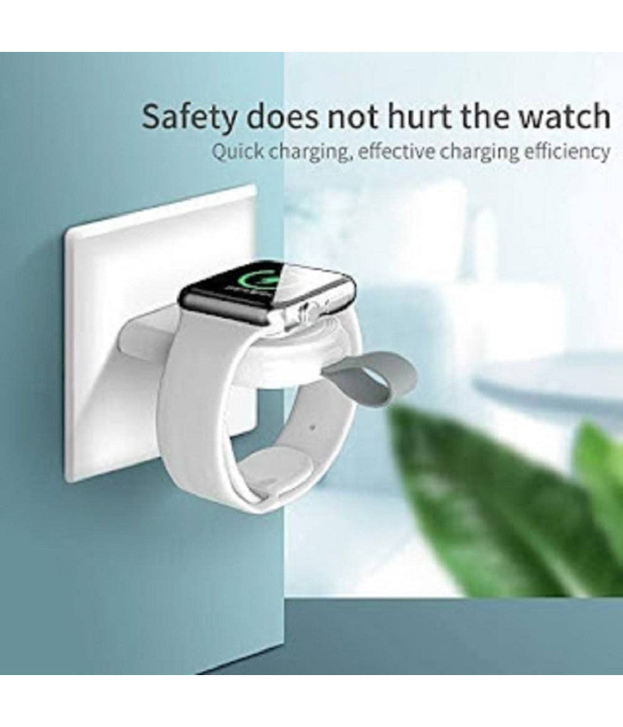 Caricabatteria Wireless Portatile Magnetico Usb Per Watch 1 2 3 4 5 2a Jjt-847         