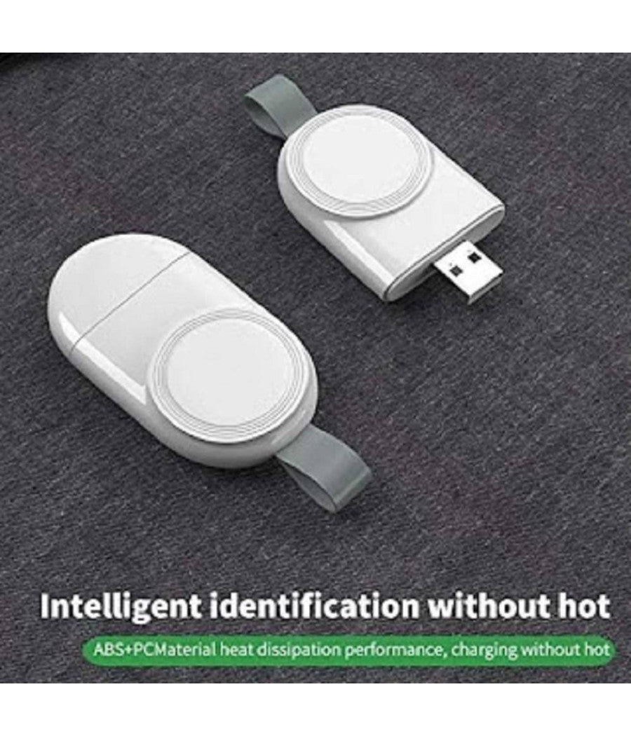 Caricabatteria Wireless Portatile Magnetico Usb Per Watch 1 2 3 4 5 2a Jjt-847         