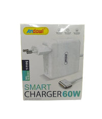 Caricabatterie Adattatore Caricatore Cellulare Alta Velocità  Type-t 60 W Q-kc01         