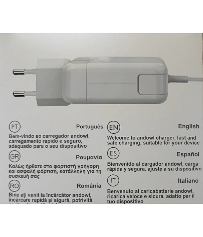 Caricabatterie Alta Velocità  Connettore Magnetico Tipo L Q-kc02 Macbook Cellulare         