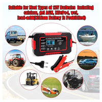 Trade Shop - Caricabatterie Auto 6a 12v Mantenitore Batteria Compensazione Temperatura Moto Tosaerba Barca -        