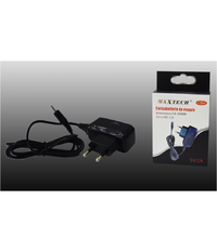Caricabatterie Da Viaggio Rete Fissa Con Spina Dc:1.0 5v-1000ma Maxtech Ca-s008b         