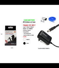 Caricabatterie Dc 5,5mm X 2,1 Mm Trasformatore Output 12v/3000ma Maxtech Ca-s017t         