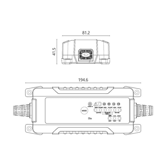 Caricabatterie Intelligente 6A (6V/12V) - Compatibile Litio (LiFePO4) e Piombo - Controllo App Bluetooth e 8 ModalitÃ  di Carica