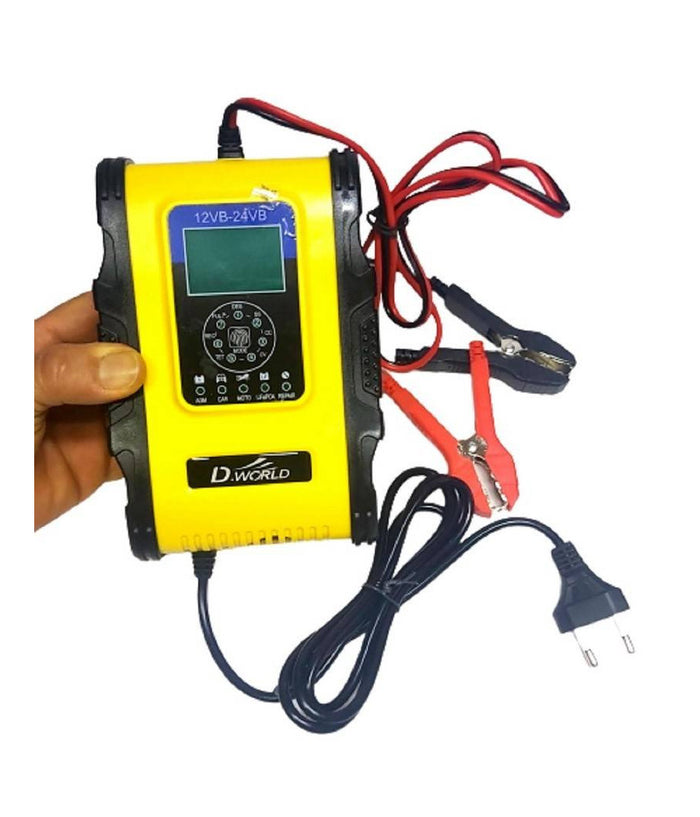 Caricabatterie Intelligente Avviatore Emergenza Batteria Auto 12v-18a 24v-9a Tk500         