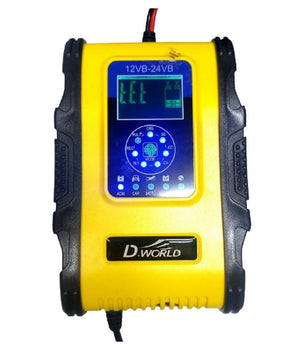 Caricabatterie Intelligente Avviatore Emergenza Batteria Auto 12v-18a 24v-9a Tk500         