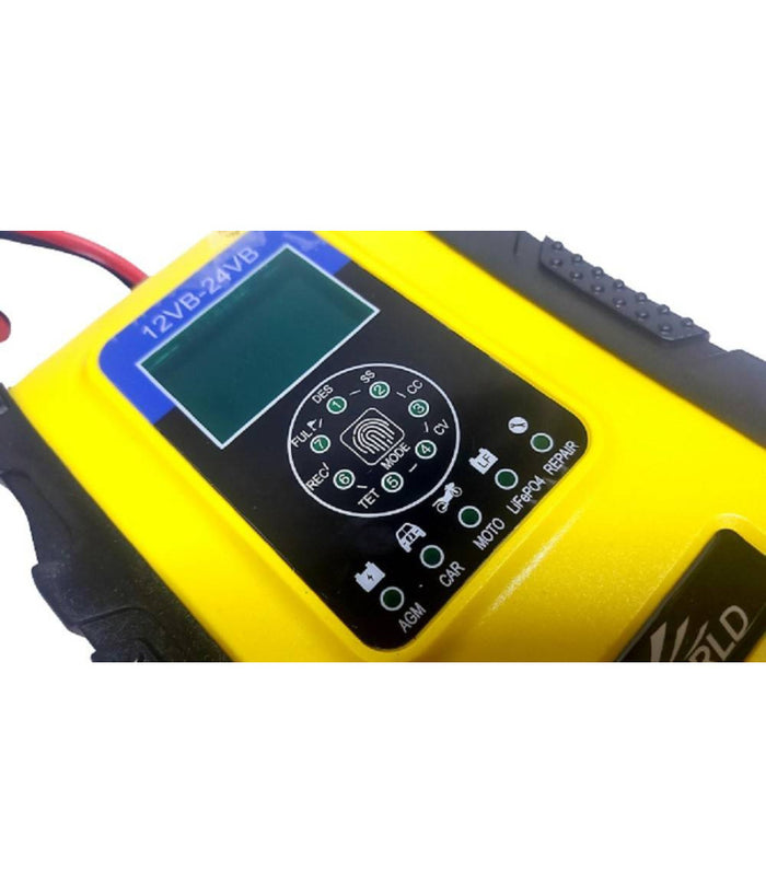 Caricabatterie Intelligente Avviatore Emergenza Batteria Auto 12v-18a 24v-9a Tk500         