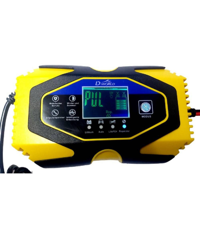 Caricabatterie Intelligente Avviatore Emergenza Batteria Auto 12v-8a 24v-6a J40         