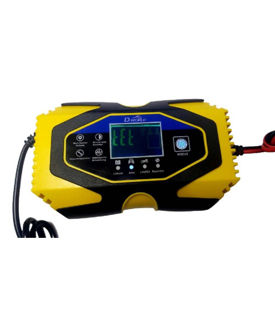 Caricabatterie Intelligente Avviatore Emergenza Batteria Auto 12v-8a 24v-6a J40         