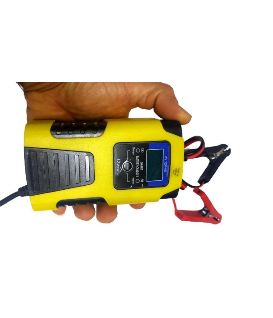 Caricabatterie Intelligente Avviatore Emergenza Batteria Auto Moto 6v 6a 12v 4a J99         
