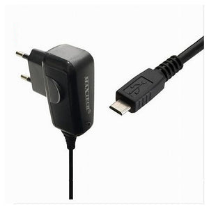 Caricabatterie Micro Usb Da Viaggio Spina 5pin 5v-1000ma 5watt Maxtech Ca-s008a         