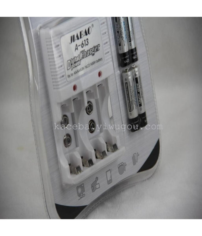 Caricabatterie Per Pile Ricaricabili Carica Batteria Aa / Aaa / 9v A-613         