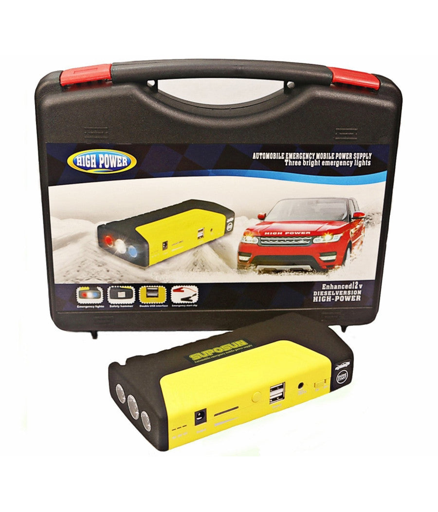 Caricabatterie Portatile Jump Starter 20000 Mah Power Bank Avviatore Emergenza         