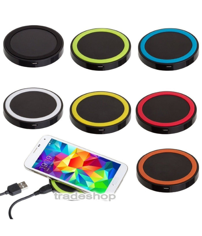 Caricabatterie Wireless A Induzione Senza Fili Per Smartphone Compatibili         