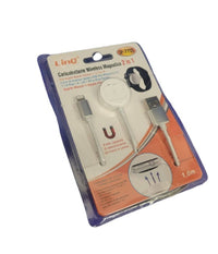 Caricabatterie Wireless Magnetico 2in1 Per Watch 1 2 3 4 Cavo Iphone 1mt Ip-7755         