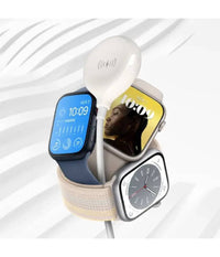 Caricabatterie Wireless Magnetico Per Watch Potenza 3w Cavo Usb 1 Metro Ip7766         