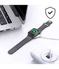 Caricabatterie Wireless Magnetico Per Watch Potenza 3w Cavo Usb 1 Metro Ip7766         