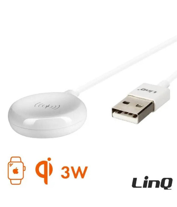 Caricabatterie Wireless Magnetico Per Watch Potenza 3w Cavo Usb 1 Metro Ip7766         