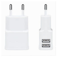 Caricatore 2x Usb Presa Ricarica Per Smartphone Cellulare Tablet 5v-2.1a S009a         