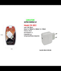 Caricatore Usb Portatile Ricarica Smartphone Cellulare Maxtech 5v-3000ma Ca-s031         