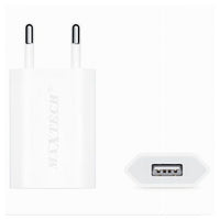 Caricatore Usb Ricarica Per Smartphone Iphone Series 5v - 1000ma Maxtech Ca-s013         