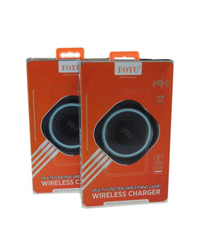 Caricatore Wireless Qi Stazione Di Ricarica 24w 4 Porte Usb 5v 4.4a 24w Fo528         