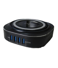 Caricatore Wireless Qi Stazione Di Ricarica 24w 4 Porte Usb 5v 4.4a 24w Fo528         
