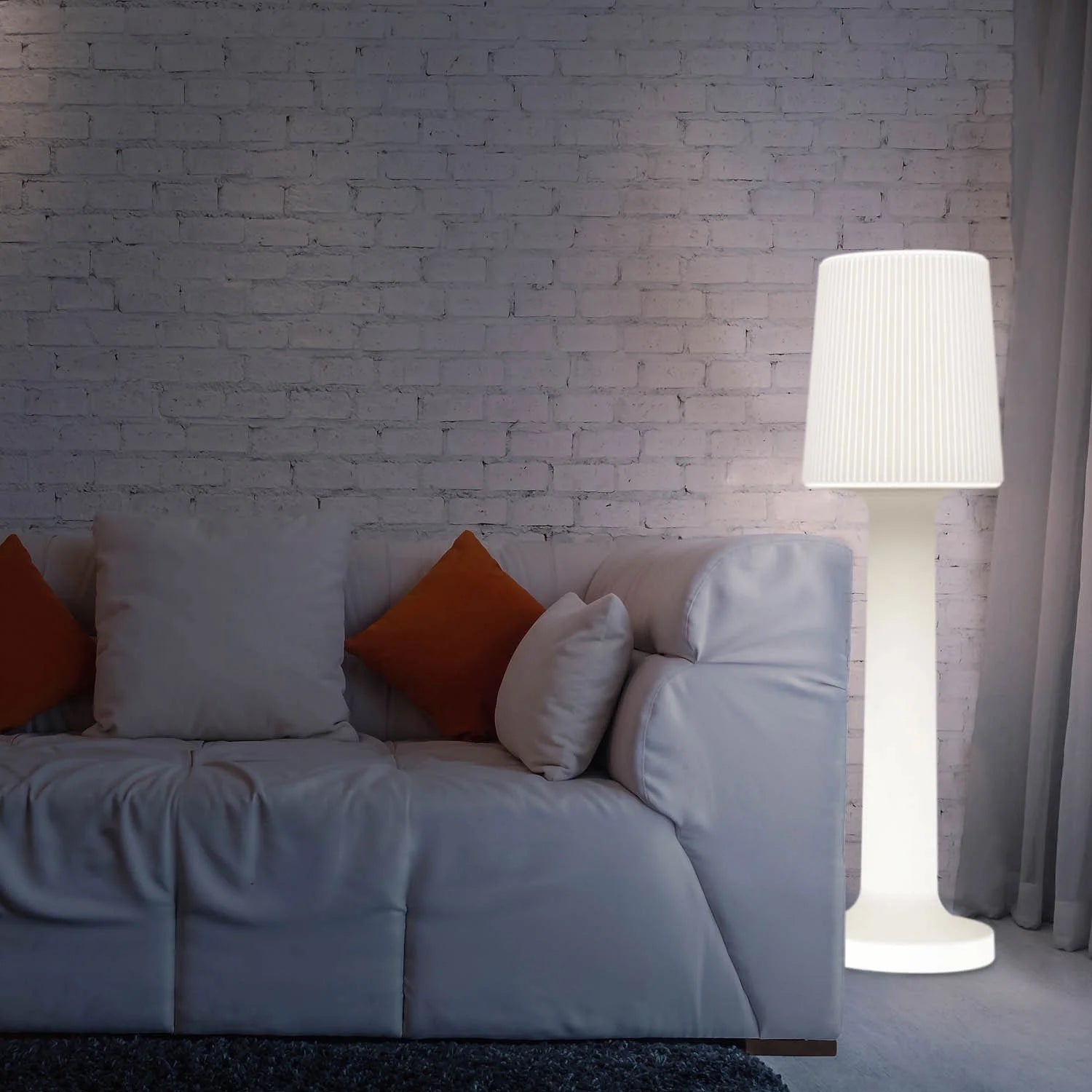 LÚZETE - CARMEN LAMPADA DA TERRA PER ESTERNI 110 CAVO LUCE FREDDA