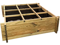 Orto in legno "Iris" - 90 x 90 x 28 cm