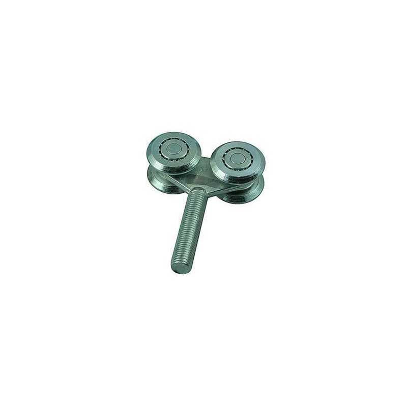 Carrelli per Cancelli in Ferro art.331 4 Cuscinetti dia.Mm. 54