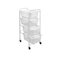Carrello 4 P. Rett. Miami 30X38 h 83 Metaltex