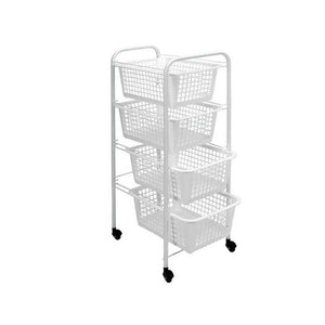 Carrello 4 P. Rett. Miami 30X38 h 83 Metaltex