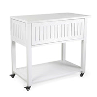 Carrello alluminio bianco cm 102x54,5h90