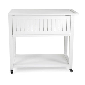 Carrello alluminio bianco cm 102x54,5h90