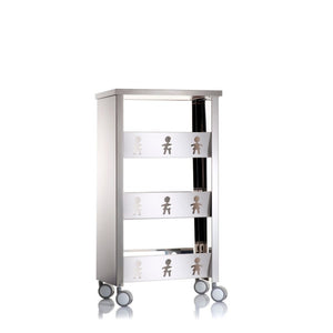 Carrello con ruote portatutto, 83,50 x 43,50 x 30,50 cm. BALI