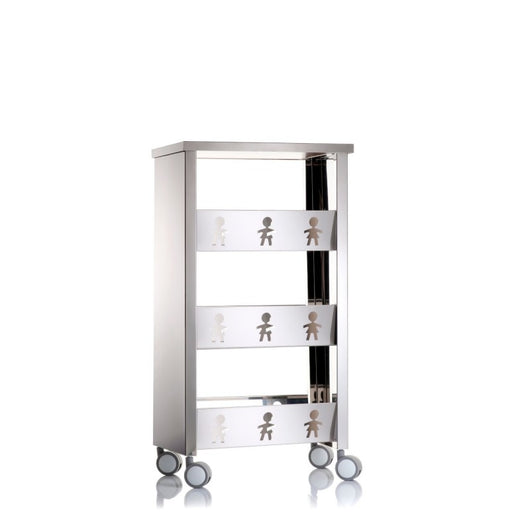 Carrello con ruote portatutto, 83,50 x 43,50 x 30,50 cm. BALI