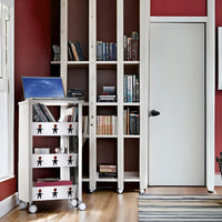 Carrello con ruote portatutto, 83,50 x 43,50 x 30,50 cm. BALI