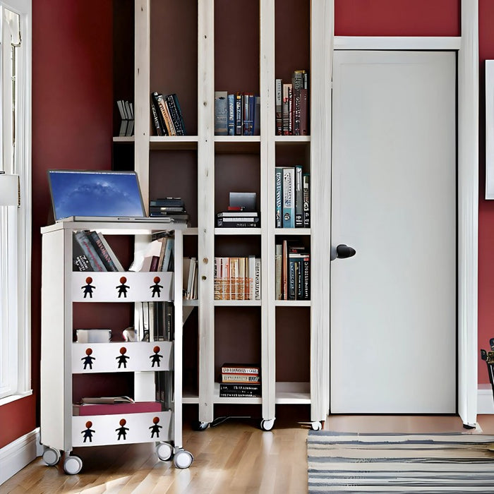 Carrello con ruote portatutto, 83,50 x 43,50 x 30,50 cm. BALI